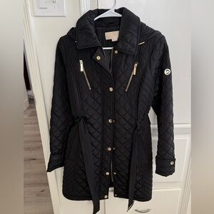 Women’s MICHAEL Michael Kors Black Quilted Coat